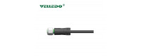 Соединитель для распределительной коробки VELLEDQ M12-F12T10-3.0PVC/BK