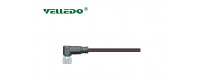 Соединитель кабельный VELLEDQ M8-F04S-2.0PVC/BK (розетка)
