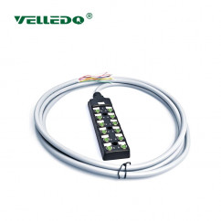 Распределительная коробка VELLEDQ M8-A3-12K3-3.0PVC/GY